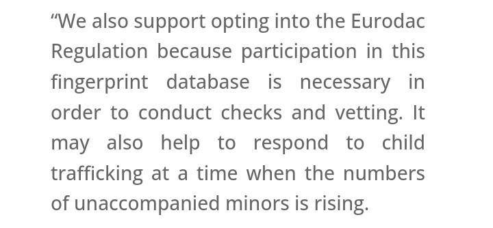 At the start of the current EP term, Matt Carthy & SF opposed Eurodac (fingerprint database) over 'significant concerns'. Now SF (Pa Daly & Carthy) performed yet another #flipflop to support Eurodac as 'necessary'. SF don't know what their policies are.