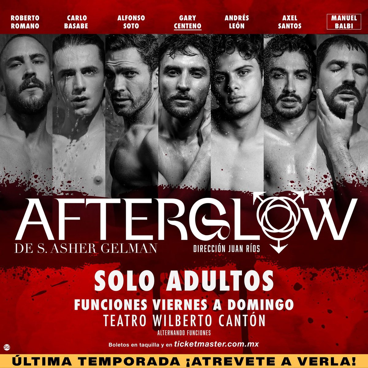 La obra más polémica... ¡Ahora en el sur!
Última temporada. 
Funciones de Viernes a Domingo 
Boletos en taquilla del teatro @twilbertocanton y <a href="/ticketmaster_mx/">Benjamin Hernandez</a> 

#ticketmaster #afterglowméxico #teatro #teatrowilbertocantón