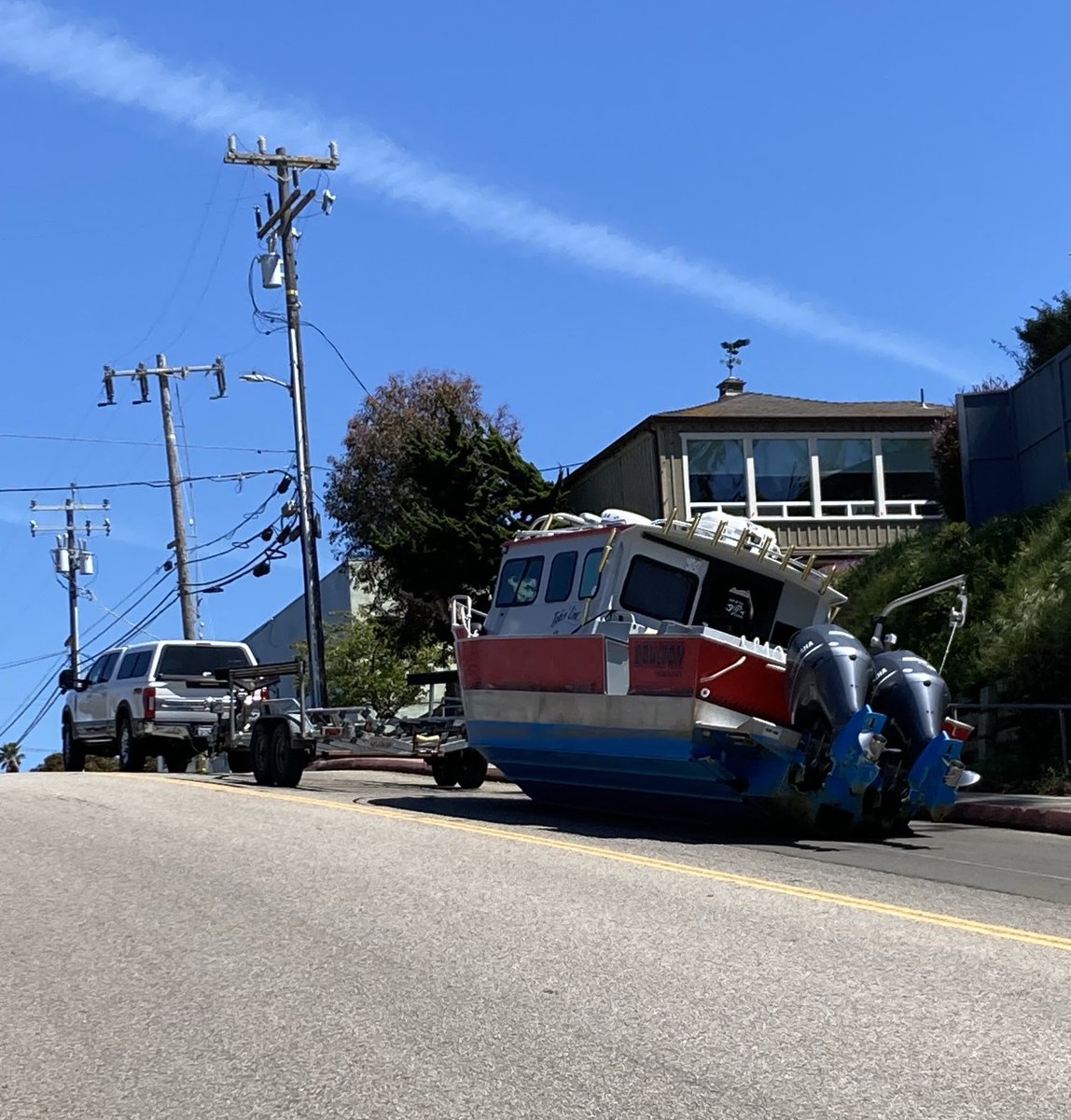 If you think you’re having a bad day, at least you’re not having this guy’s bad day. Remember, tie it down before heading up a hill. #morrobay #thisiswhereilive