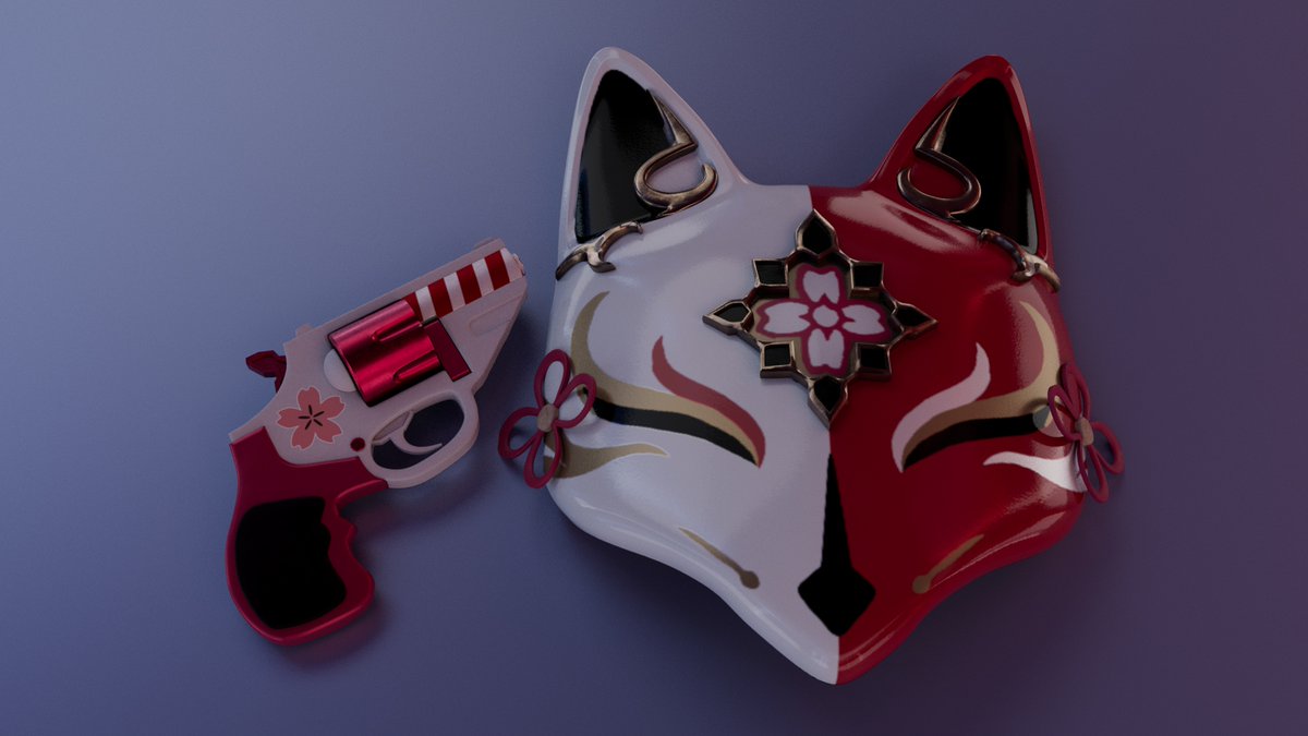 Sparkles gun from her trailer, along with the main mask that she wears. #StarRail #honkai #HonkaiStarRail #hsr #Sparklehsr #Sparkle