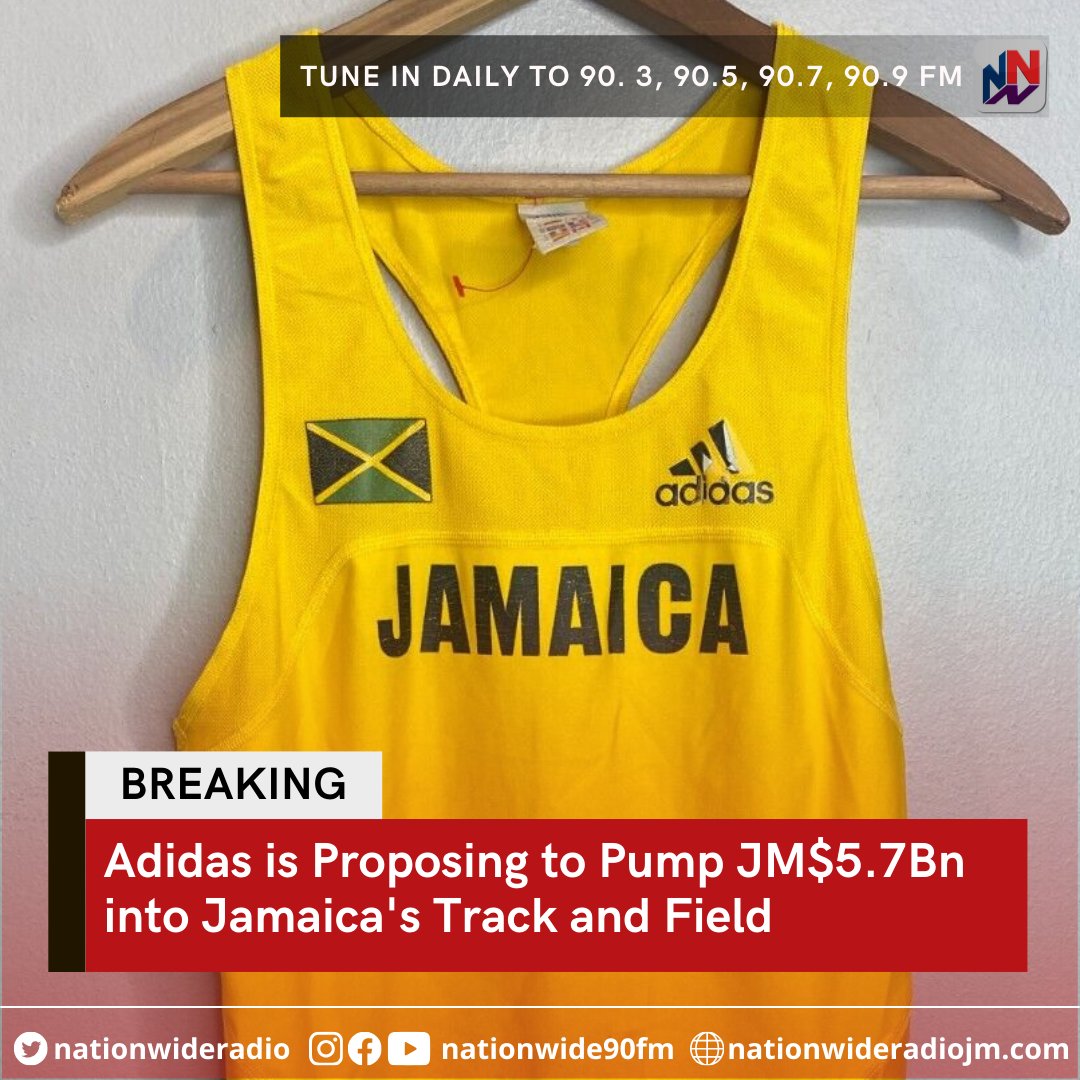 BREAKING: Global sports goods manufacturers Adidas has proposed to pump over JM $5.7 billion into Jamaica's track and field sponsorship over the next eight years. nationwideradiojm.com/adidas-is-prop…