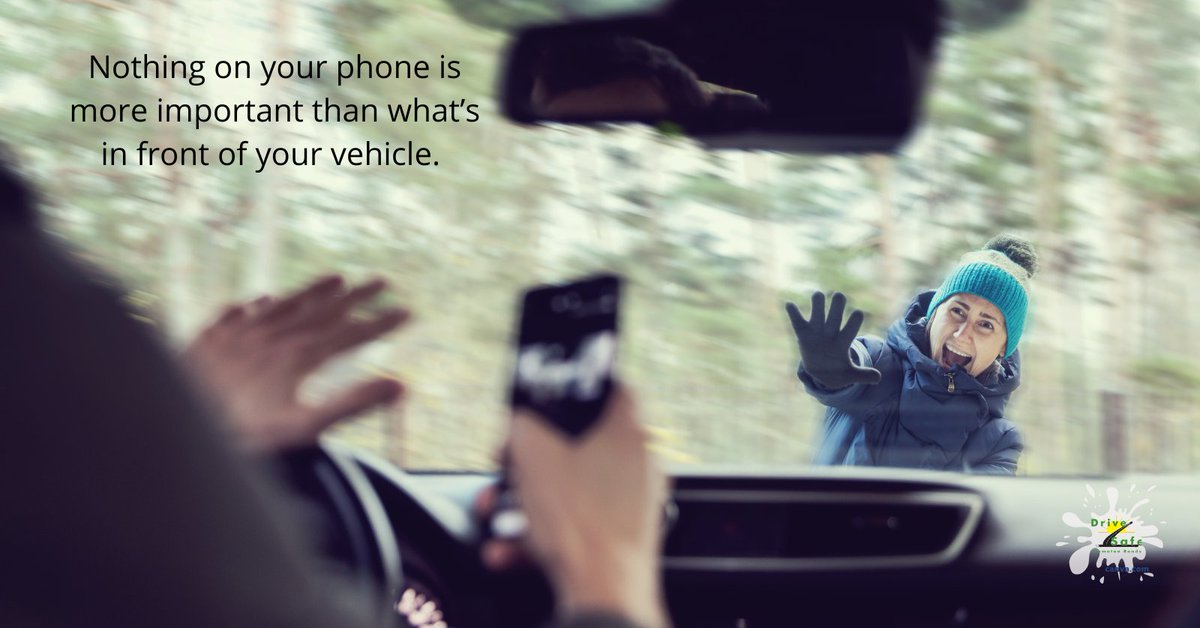 Nothing on your phone is more important than what’s in front of your vehicle. #JustDrive.