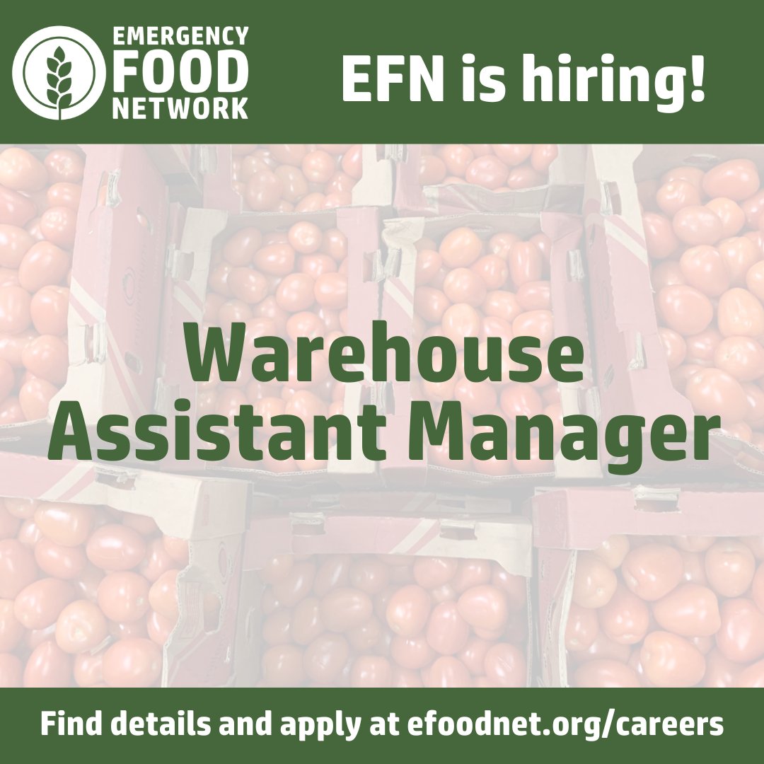 We're hiring! Find job description details and apply for our open Warehouse Assistant Manager position here: loom.ly/uERZ8Vs