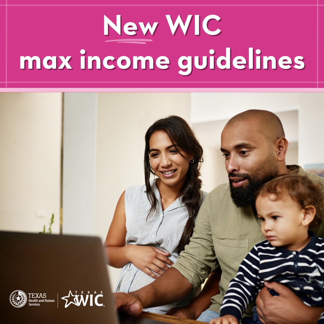 DYK: #TexasWIC updates its maximum income guidelines every year? Apply at texaswic.org/apply.