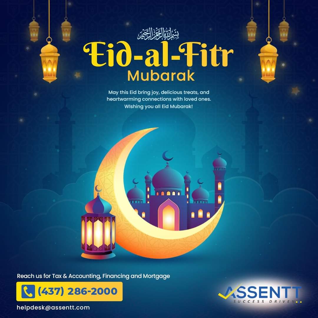 On this blessed day, may God shower you with his blessings and grace your life with joy and prosperity. Wishing you all Eid Mubarak! #Eid #Eid2024 #EidulFitr #CPA #BALBIRSINGHSAINI #ASSENTT #Ontario #Mississauga #Brampton #Canada