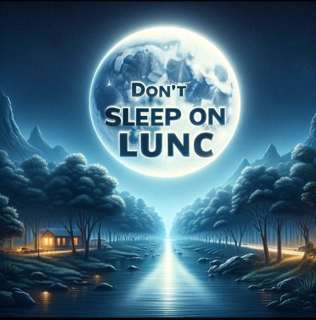 As we get closer and closer to the Btc halvening, just remember:

Don't Sleep On LUNC!

Also don't forget to delegate your lunc with the #Burnitall Validator!  In order to receive free staking rewards and help burn USTC 🔥😎🔥

#BURNITALL #LUNCBURN #STAKETOBURN $LUNC $USTC #USTC…