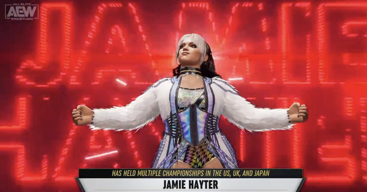 #JamieHayter Joins #AEW: #FightForever - comicbook.com/wwe/news/jamie…