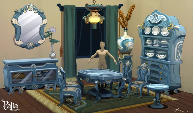 It was really fun doing a furniture collection and putting things together! 