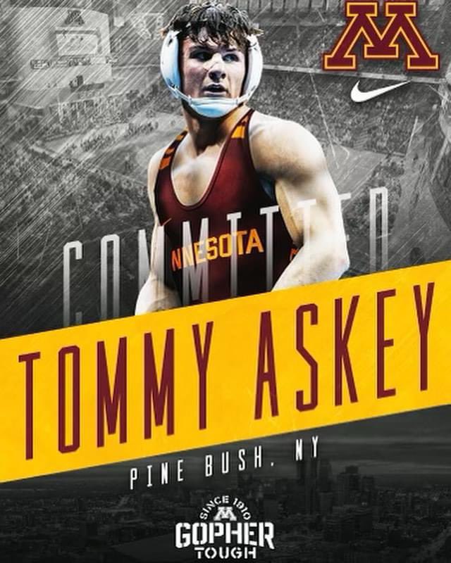 Grad transfer Tommy Askey of App State to @GopherWrestling. Askey lost in the 157-pound blood round this season. He has one year of eligibility.