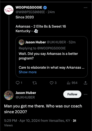 MichaelWBratton's tweet image. This is peak SEC Twitter