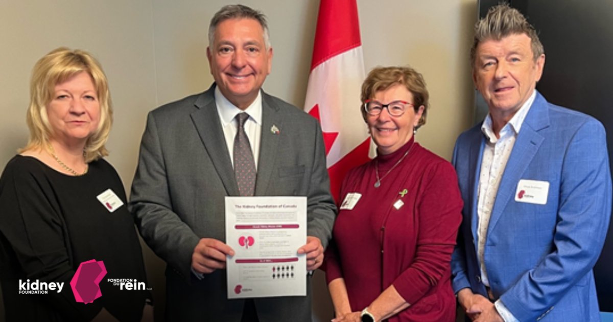 Exciting news! #TheKidneyFoundation had a successful day on #ParliamentHill, raising awareness about the need for a national framework for chronic kidney disease (CKD). Thank you to all the MPs, policymakers, and volunteers who shared their experience and expertise! #KidneyAction