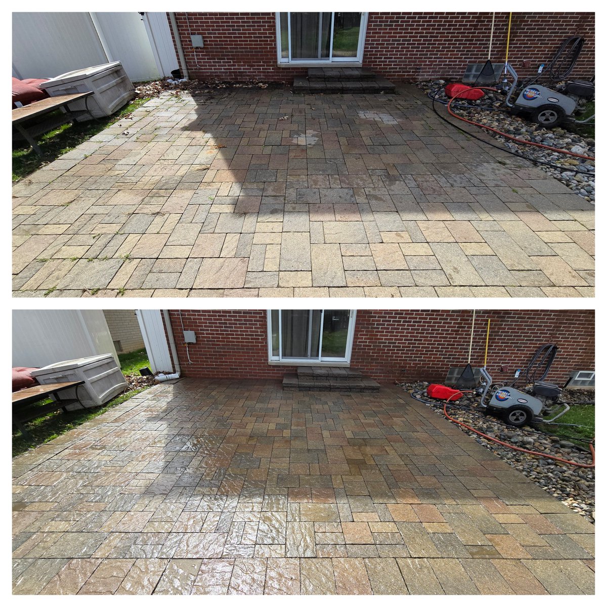 House washing in Livonia, Michigan #BeforeandAfter #HouseWash #HouseWashing #SoftWash #SoftWashing #HouseSoftWash #HouseSoftWashing #PowerWashing #PressureWashing  #ExteriorHouseWash #ExteriorHouseWashing #ExteriorCleaning #ExteriorHousecleaning #EandSPowerWashing #Livonia