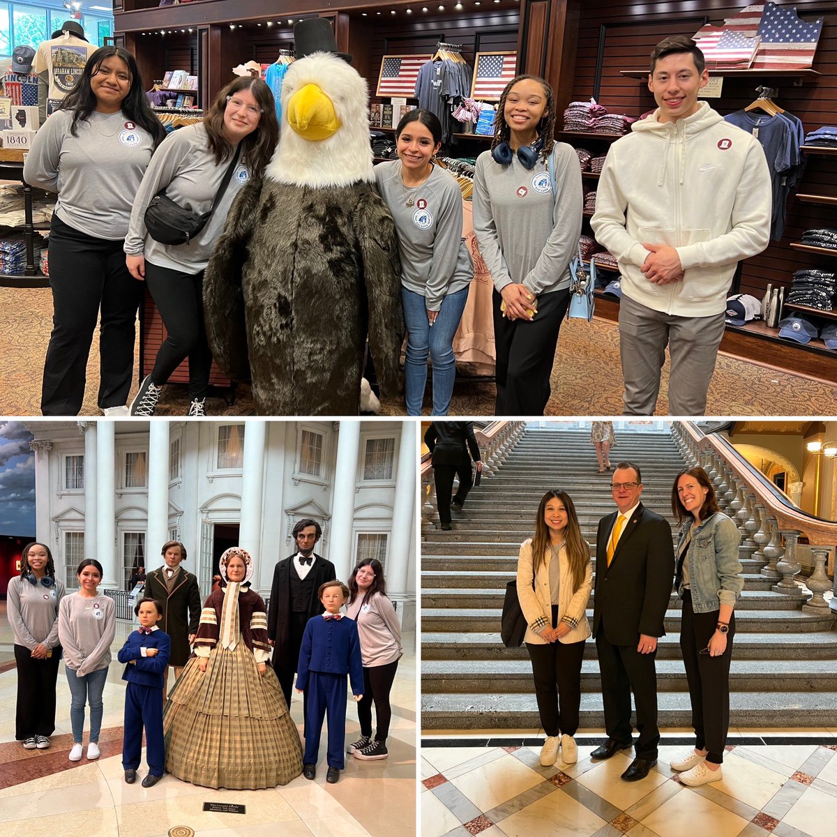 More pictures from Joliet Central & West Rho Kappa’s annual trip to Springfield.  It was an awesome experience for all.  🖤💛🇺🇸💙💛