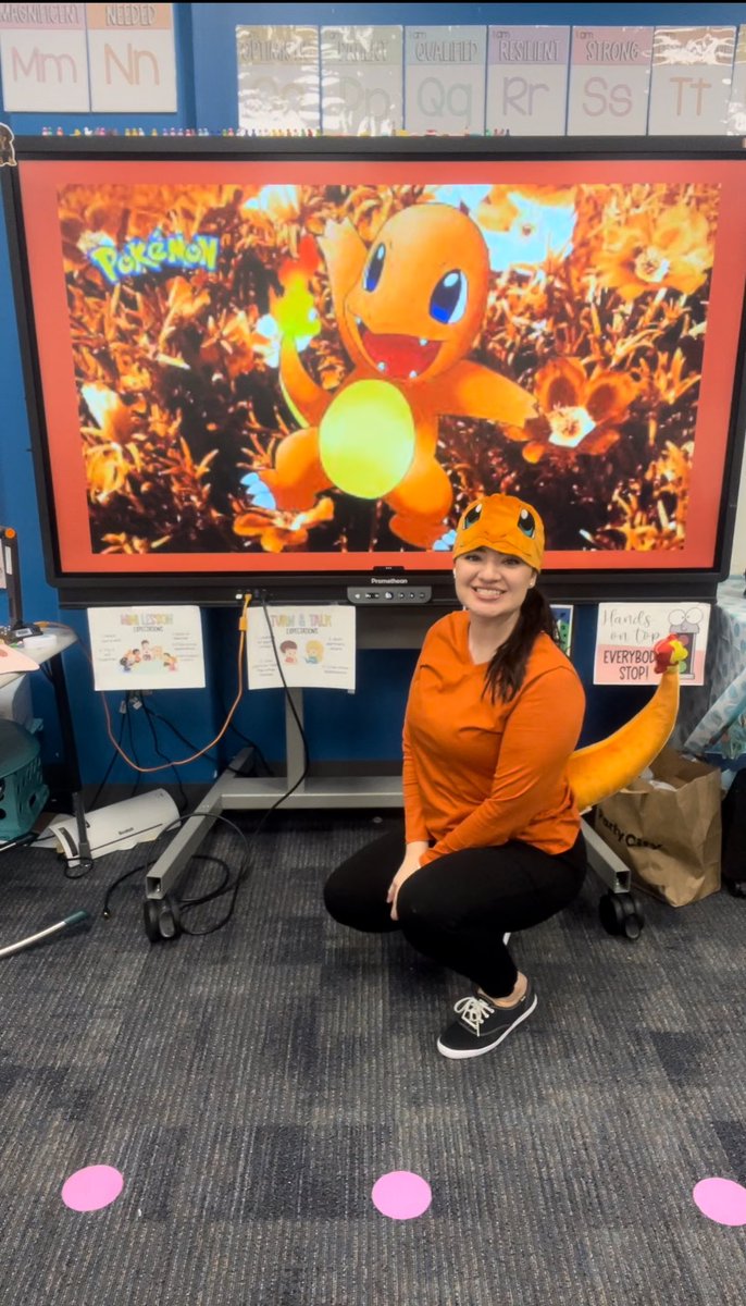 Charmander for day 3️⃣! ❤️🧡🔥
My kids are so excited to come to school to see which Pokémon character I’m dressed up as! 🧡💛🔥 #STAARReview #PokemonTheme #MakingLearningFun