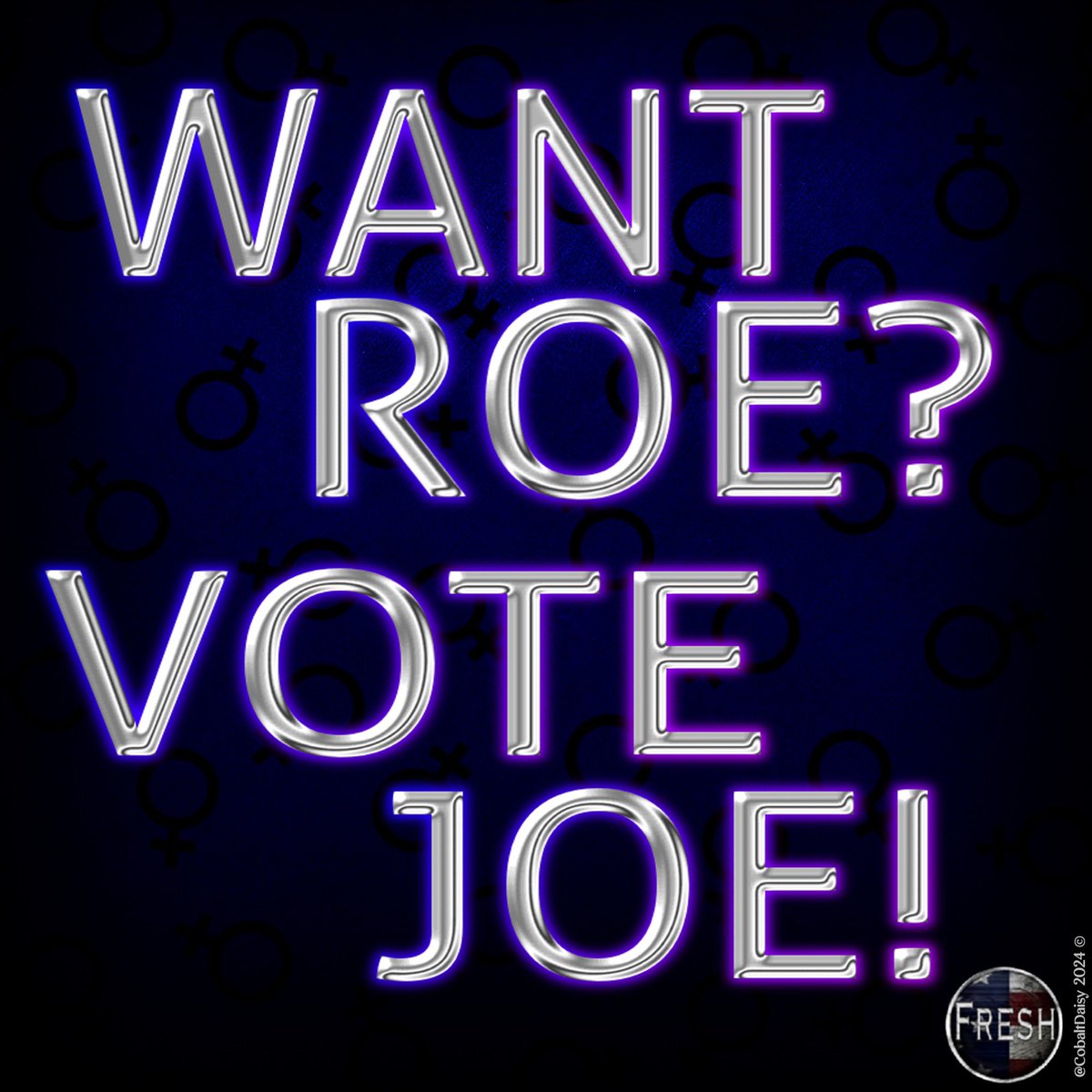 Whats his name will sign a national abortion ban. 

President Joseph R. Biden will sign a law to Codify Roe and protect women’s rights to make choices about their own bodies. 

It is choosing time in America! #WantRoeVoteJoe 🇺🇸

#FreshVoicesRise