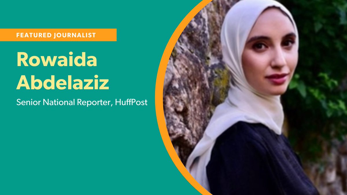 Today's featured journalist is @Rowaida_Abdel, a senior national reporter at @huffpost. Rowaida has bylines in @MSN, @yahoolife and more. bit.ly/4aABI84 #MRfeaturedjournalist #ArabAmericanHeritageMonth