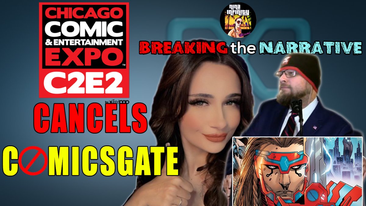 TONIGHT at 8PM EST, I'll be joined by the very talented @JonMalin . We'll be discussing his & @thatstarwarsgrl #Comcisgate cancelation at @c2e2 & MORE on @rumblevideo *EXCLUSIVE* C2E2 EXPOSED! Cancel Culture in Comics #BREAKINGtheNARRATRIVE 👇🏾❤️👇🏾 rumble.com/v4oo5g0-c2e2-e…