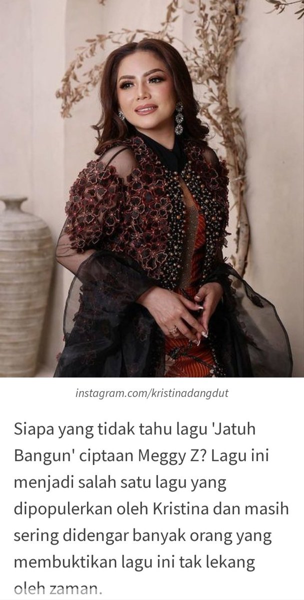 NIAR (@niarwisdiyanti) on Twitter photo <a href="/KapanLagicom/">kapanlagicom</a> Maaf Koreksi min,
Pencipta lagu Jatuh Bangun <a href="/KristinaDangdut/">KRISTINA ISWANDARI</a> bukan Meggy.Z ▶️ tapi Eko Saky dan Udi S. <a href="/KapanLagicom/">kapanlagicom</a> Maaf Koreksi min,
Pencipta lagu Jatuh Bangun <a href="/KristinaDangdut/">KRISTINA ISWANDARI</a> bukan Meggy.Z ▶️ tapi Eko Saky dan Udi S.