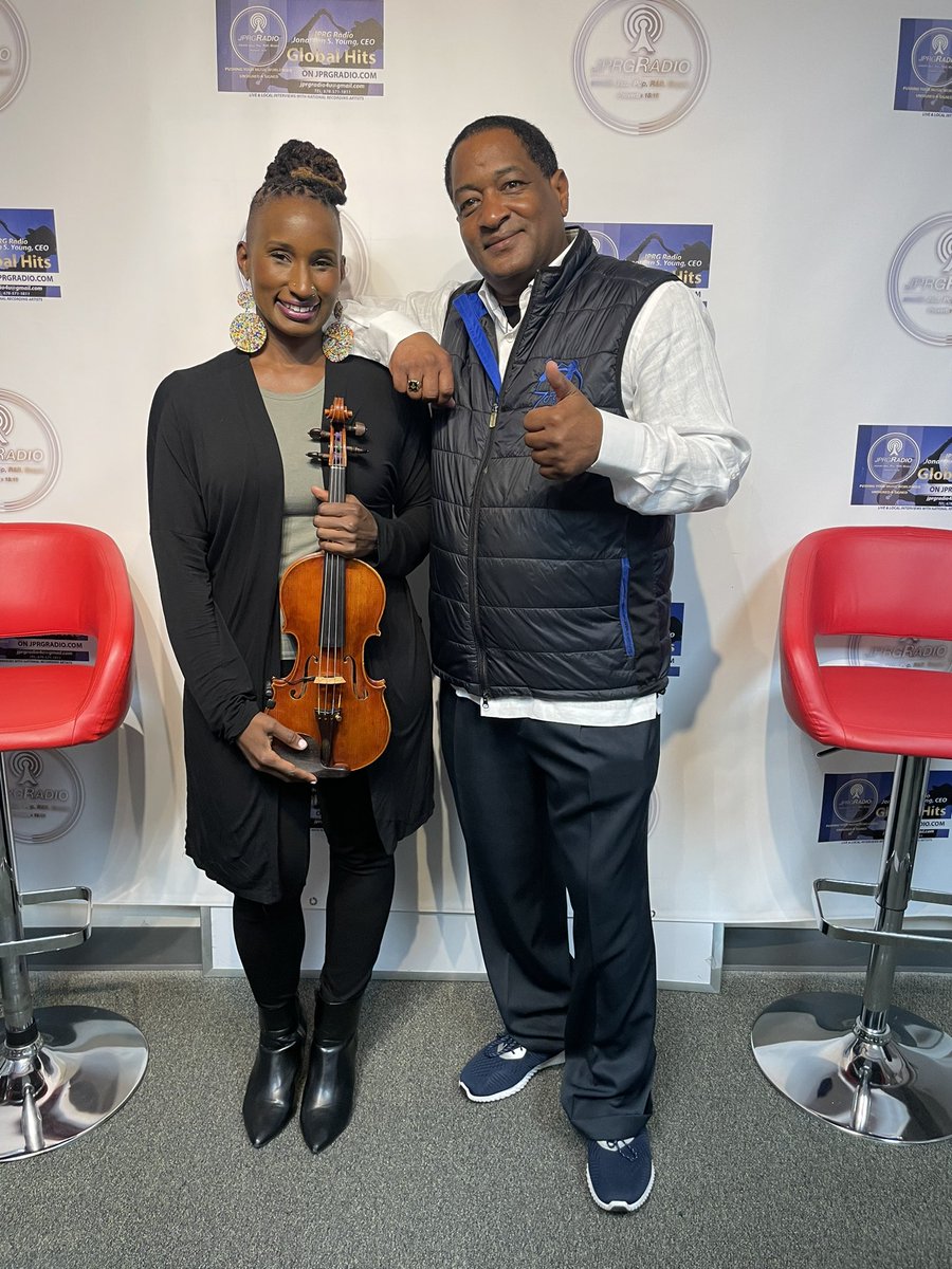 This guy!😆 Thank you Jonathan for a refreshing, whimsical, yet thought provoking interview yesterday on @JprgRadio! I all-ways appreciate radio love & the continual support of my music! #radio #interview #newdaytour For ALL things Brooke Alford, go to: BrookeAlfordViolin.com