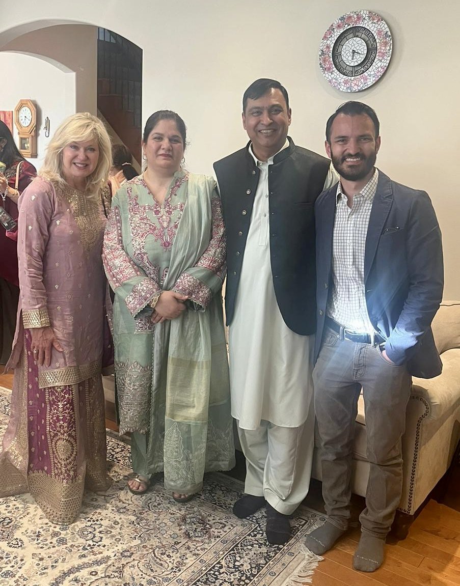 Eid Mubarak! @GalenNHarris and I had a wonderful time celebrating this special day at the beautiful home of Raybia Azim and Azim Rizvi with their friends and family. #onpoli #cdnpoli