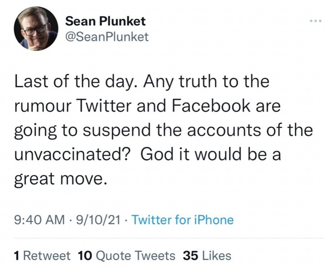 A reminder
Now, let's all chant - 'Plunkets a Wanker!'
@SeanPlunket