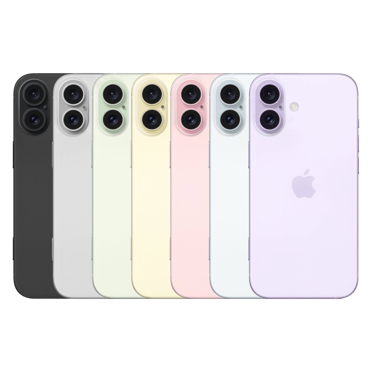 تسريبات حول جهاز iPhone 16 Plus 📱سيكون متاحا بهذه الألوان:
- أسود
- أبيض
- أخضر
- أصفر
- وردي
- أزرق
- أرجواني