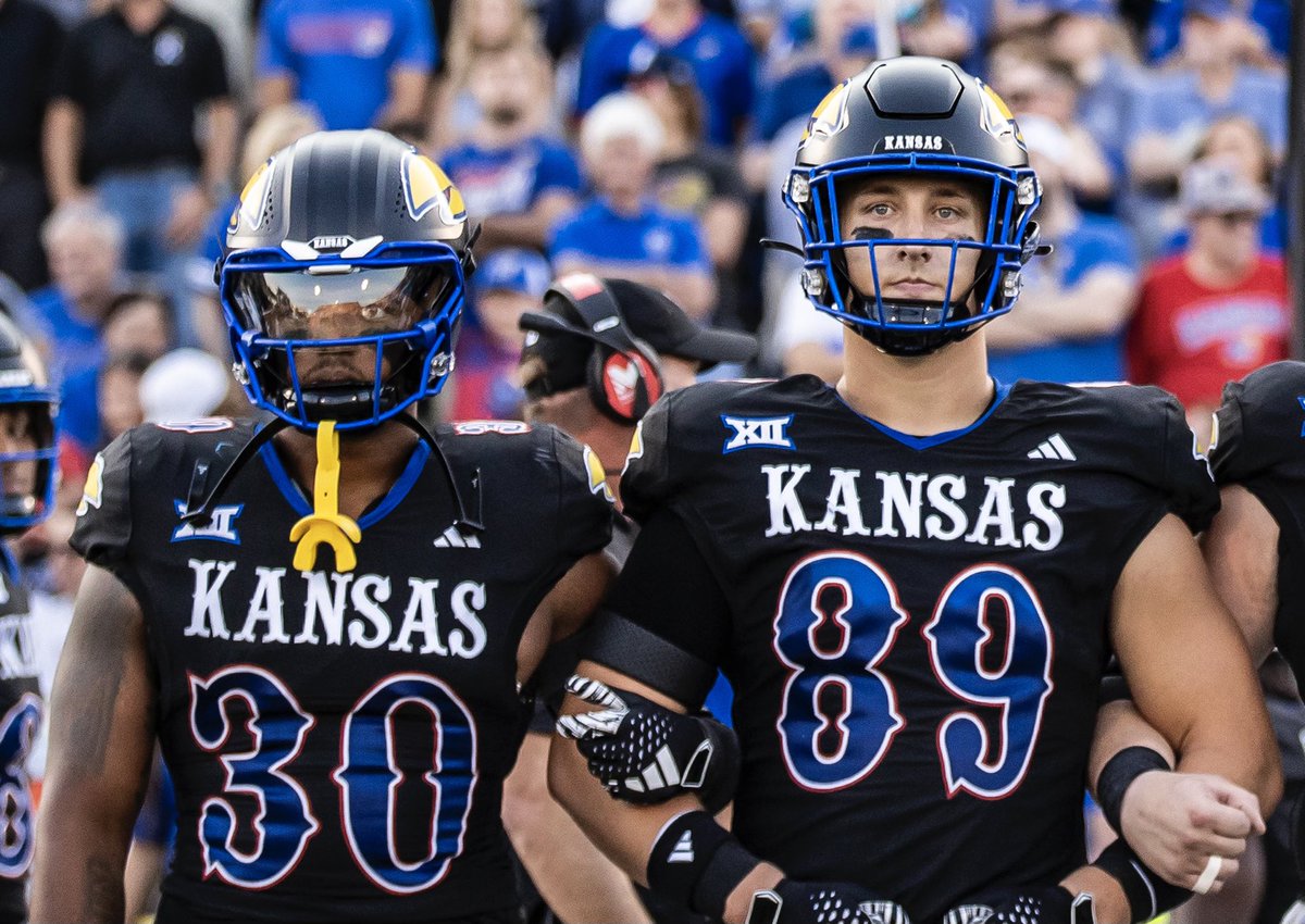 Excited for this dynamic duo to be our special guest analysts on the Jayhawk Sports Network this Friday Night. @richmill3r and @fairchild_mason will make their broadcast debuts on our Spring Showcase coverage from 6:30-8:30 on your local radio affiliates and the @KUAthletics…