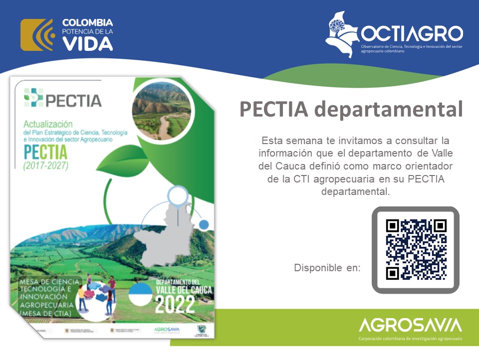 PortalSiembra's tweet photo. 🌾🚀Actores del sector agropecuario, tenemos una excelente noticia: el Plan Estratégico de CTI agropecuaria #Pectia de #ValledelCauca ya está disponible 🌱💡. Accede a él aquí https://t.co/4ubOhV4lsu
🌿#Octiagro https://t.co/LlZotwE1hP