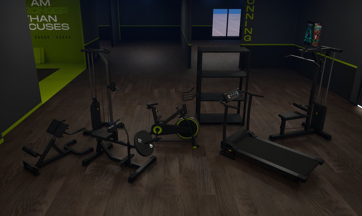 new machines for the gym 💪

#Fortnite #FortniteCreative #FortniteCreativo #フォートナイトクリエイティブ #UEFN
<a href="/FNCreate/">Fortnite Creators</a>