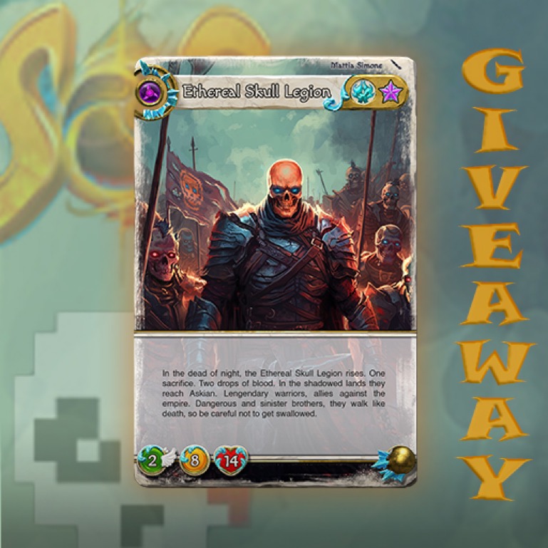 💀 Exciting news! 🚀 Join our Spells of Genesis x Cryptoskulls giveaway! 🎉 To enter: 👉 You must follow @SpellsofGenesis, @CChroniclesNFTs & @Crypto_Skulls 🔁 Retweet & tag 2 friends in comments for a chance to win! Get ready to unleash the power of the SOGCRYPTOSKL Card! Stay