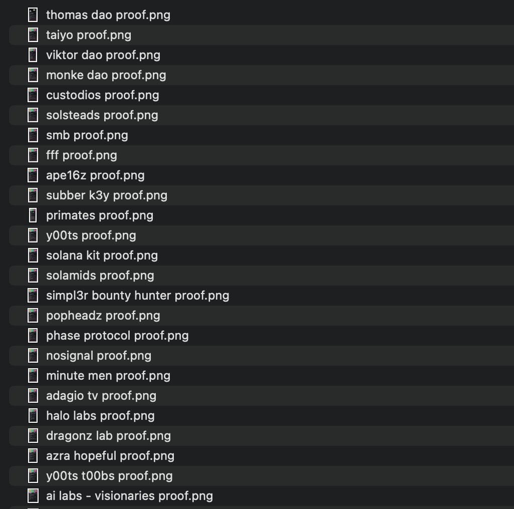 Remember when we had to post a pic of our discord profile as proof for WL? #Solana