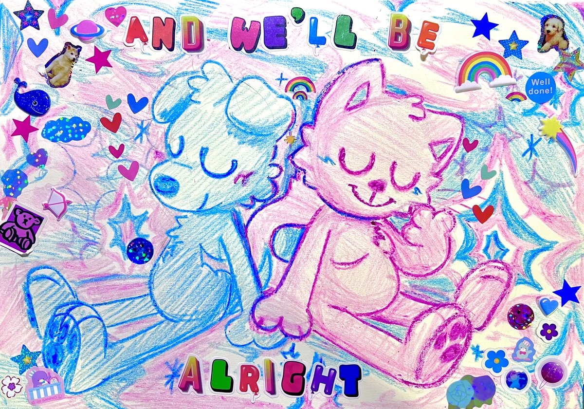 💙🩷🤍And we’ll be alright🤍🩷💙