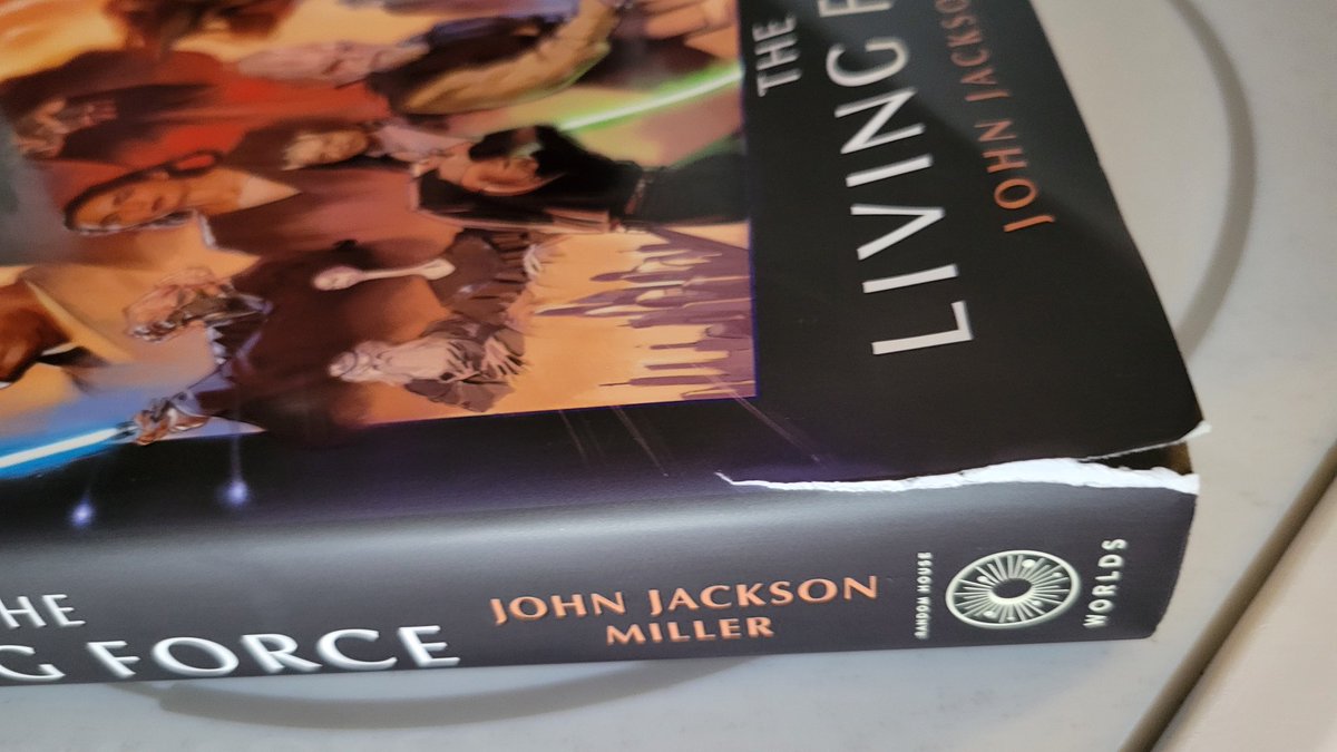 LessMex's tweet image. The book arrived a day late. I'm a reader and a book lover who prides himself in a pristine collection...I was devastated to see the condition my copy of #TheLivingForce arrived in from @amazon The replacement is on the way, but I wanted to read this @jjmfaraway book tonight.