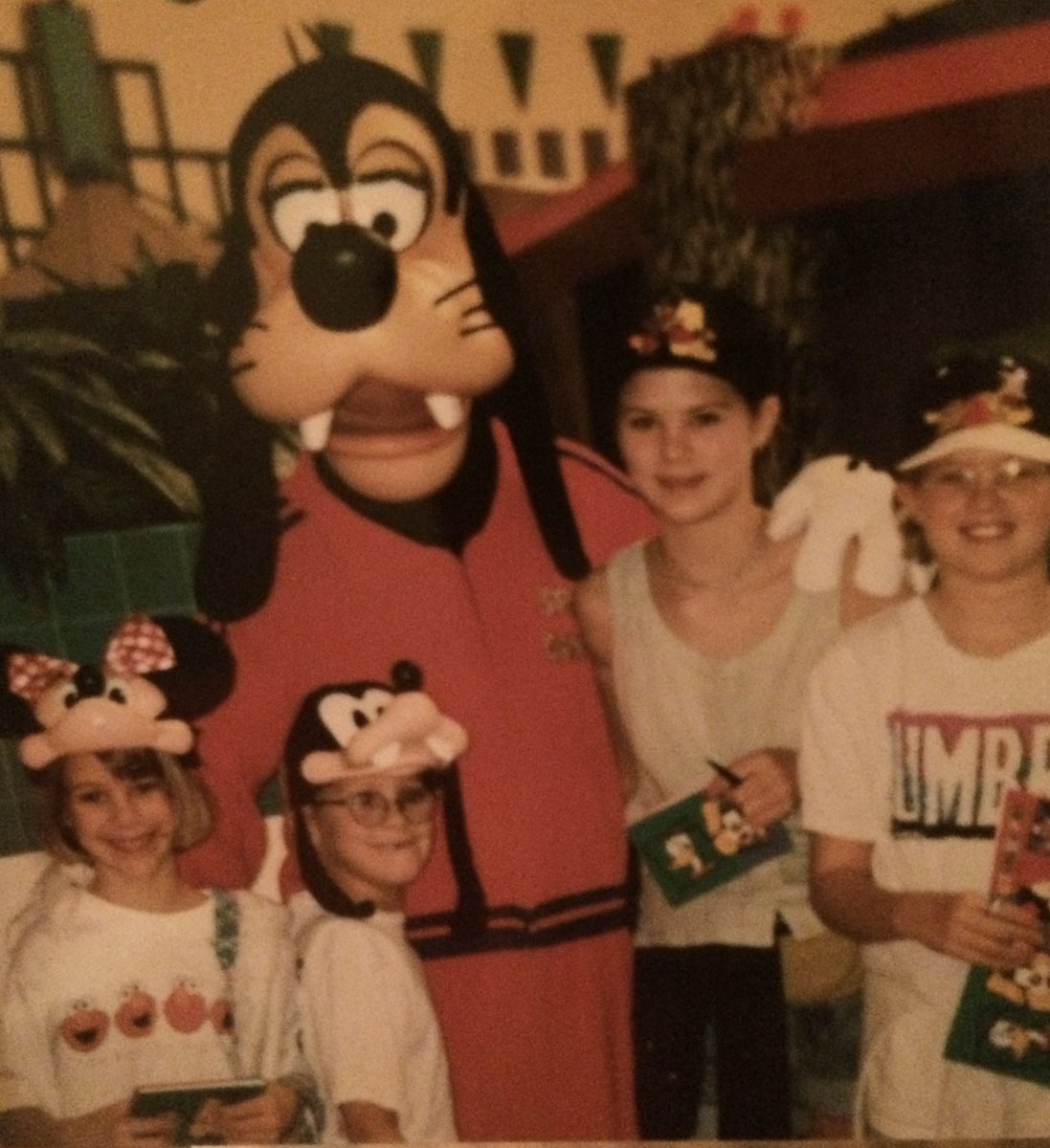 Happy national sibling day to my sisters and only brother Goofy