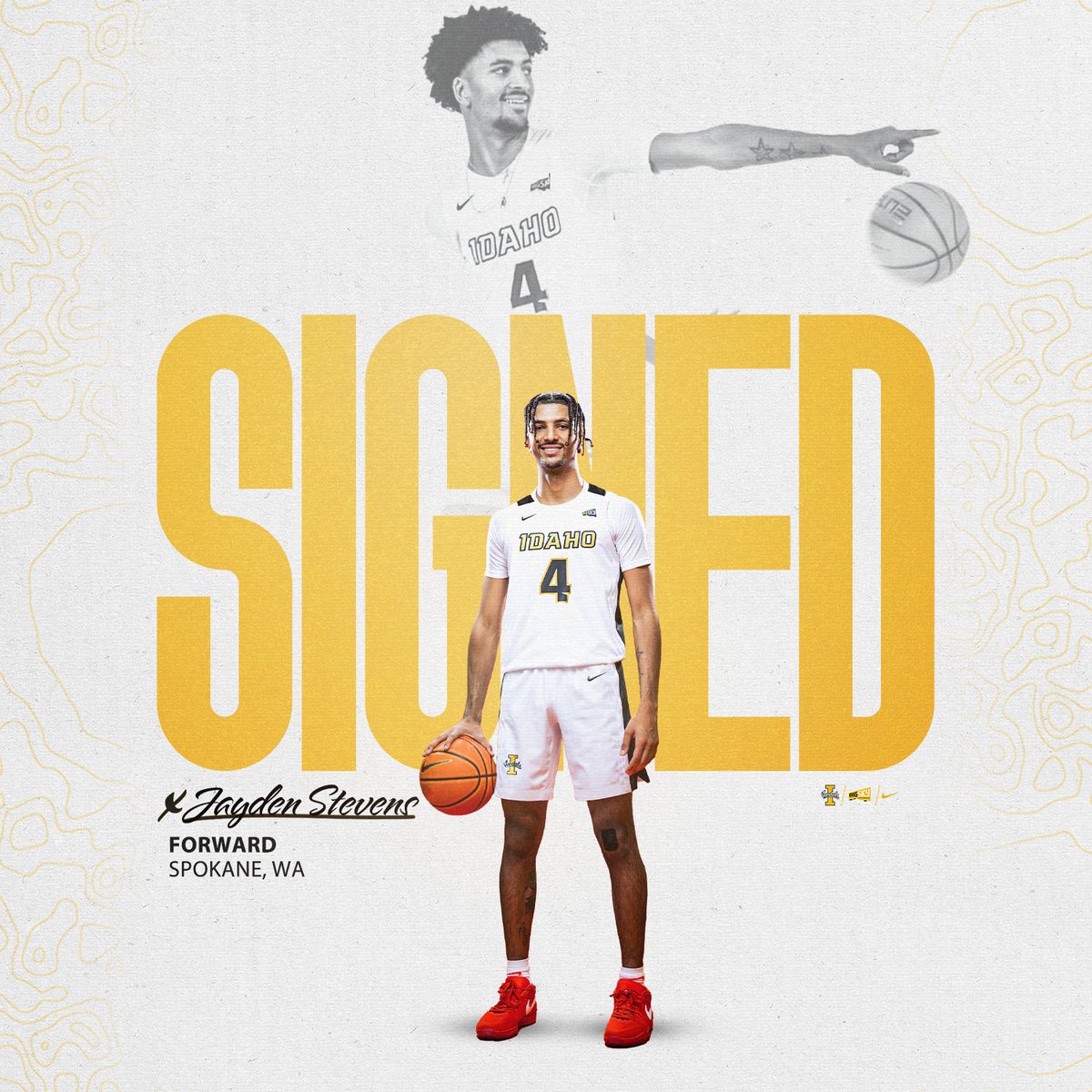 Idaho Basketball (@vandalhoops) on Twitter photo SIGNED ยป ๐๐๐ฒ๐๐๐ง ๐๐ญ๐๐ฏ๐๐ง๐ฌ
Welcome to the Vandal family, Jayden!
๐ ยป govandals.com/news/2024/4/9/โฆ
#GoVandals | <a href="/jay_g_stevens15/">jayden stevens</a> SIGNED ยป ๐๐๐ฒ๐๐๐ง ๐๐ญ๐๐ฏ๐๐ง๐ฌ
Welcome to the Vandal family, Jayden!
๐ ยป govandals.com/news/2024/4/9/โฆ
#GoVandals | <a href="/jay_g_stevens15/">jayden stevens</a>