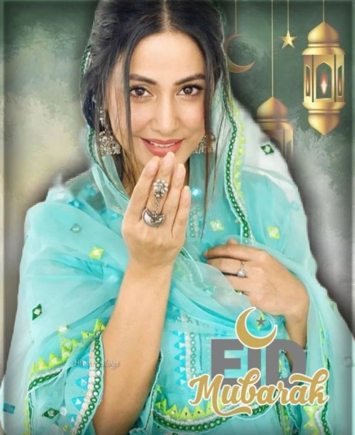 May the beauty of Eid fill your heart with joy, and may Allah grant all your prayers and wishes. Eid Mubarak! @eyehinakhan #HinaKhan