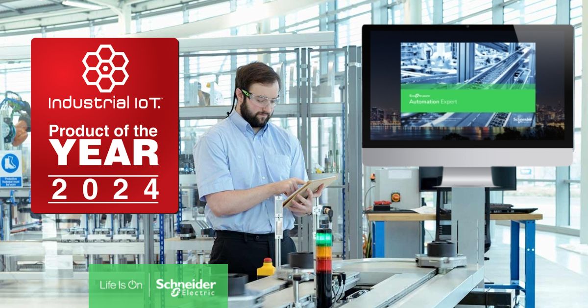 🎉 We're honored to be a recipient of the 2024 IoT Evolution Industrial IoT Product of the Year Award for our EcoStruxure™ Automation Expert! This recognition celebrates our innovative solutions powering the (cont) spr.ly/l/6012wYVSr