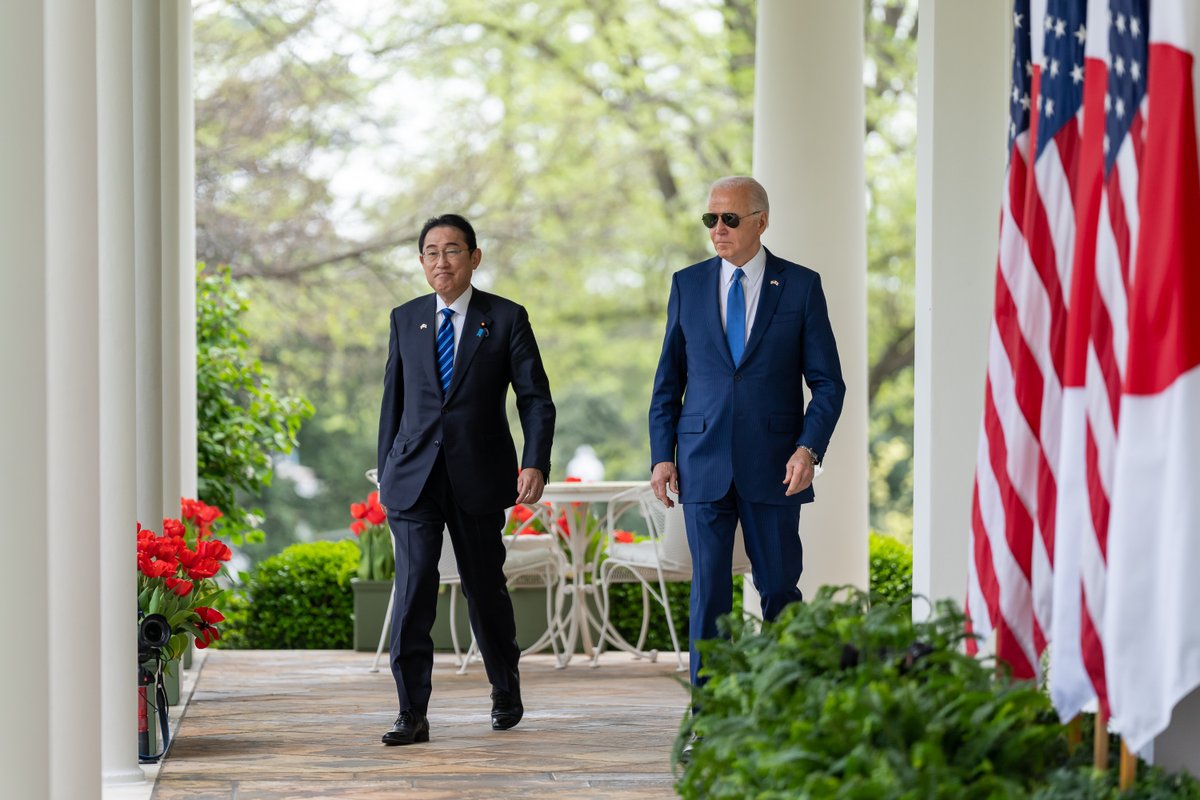 President Biden and Prime Minister Kishida will keep working together to ensure the Indo-Pacific remains free, open, prosperous, and secure.