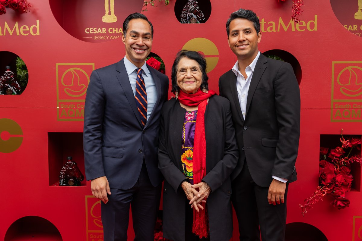 We would like to wish Dolores Huerta a very happy birthday!🎉 Dolores joined us last week for the 2024 Cesar Chavez Legacy Awards. Dolores was a Legacy Award recipient in 2012. We thank Dolores for her unrelenting advocacy work and commitment to serving the most vulnerable.