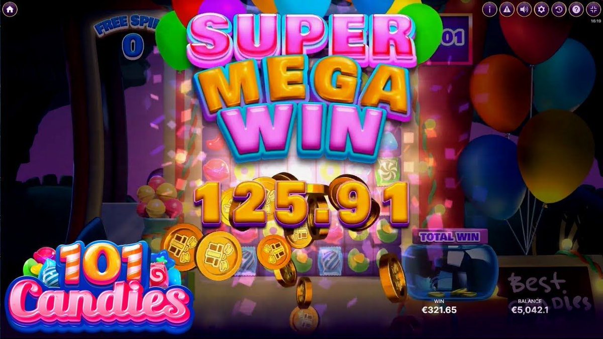 🍬101 Candies 🧁 Online Slot from 🍭 Net Entertainment 🍧
buff.ly/43NQpSh - This is a cluster pays game with 7 rows and 7 Cascading Reels that features Wilds, Scatters, and Free Spins! #101CandiesOnlineSlot #OnlineSlot #101Candies #NetEntertainment #101CandiesSlot