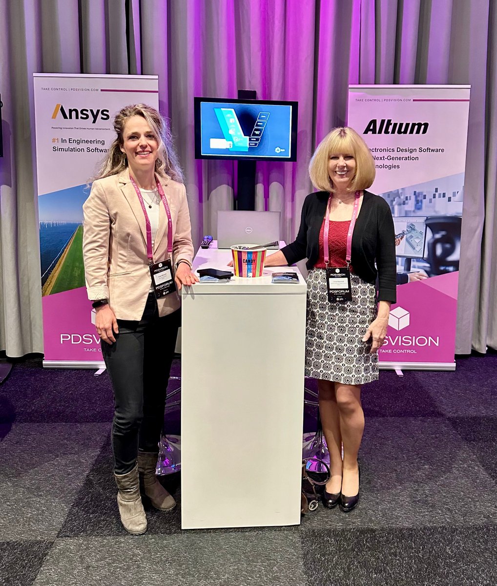 We had a great time at PDS Forum 2024 this week in the Exhibition Room alongside @PTC, @ANSYS, and @PDSVISION learning about the latest in digital transformation. Thanks to everyone who stopped by our table! Learn more about our digital connections: bit.ly/3PZ7brY