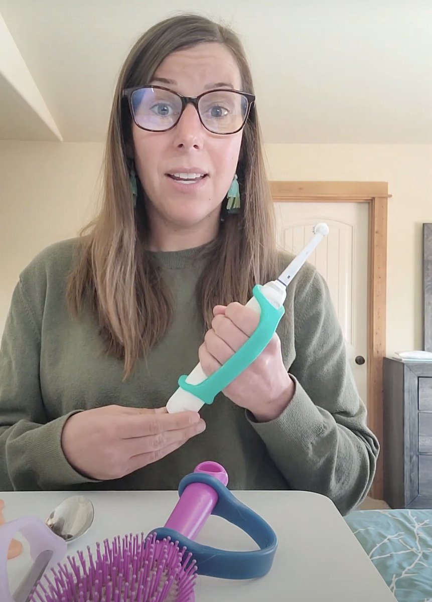 Our very own Melissa Davis showcases the EazyHold – a silicone strap designed to attach to everyday objects to make them easier to hold: youtube.com/watch?v=R_NJ0M…

<a href="/eazyhold/">EazyHold</a> was kind enough to offer a discount. Use "IFOPA15": eazyhold.com #AbilityToolbox #accessibility