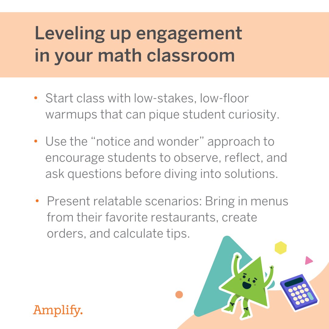 🤝 Our 2024 Math Symposium brought together a dream team of experts and educators to discuss how we can build lifelong math proficiency. 💡 New on the blog, we breakdown the event's biggest takeaways: at.amplify.com/mathproficiency #MTBoS #ITeachMath
