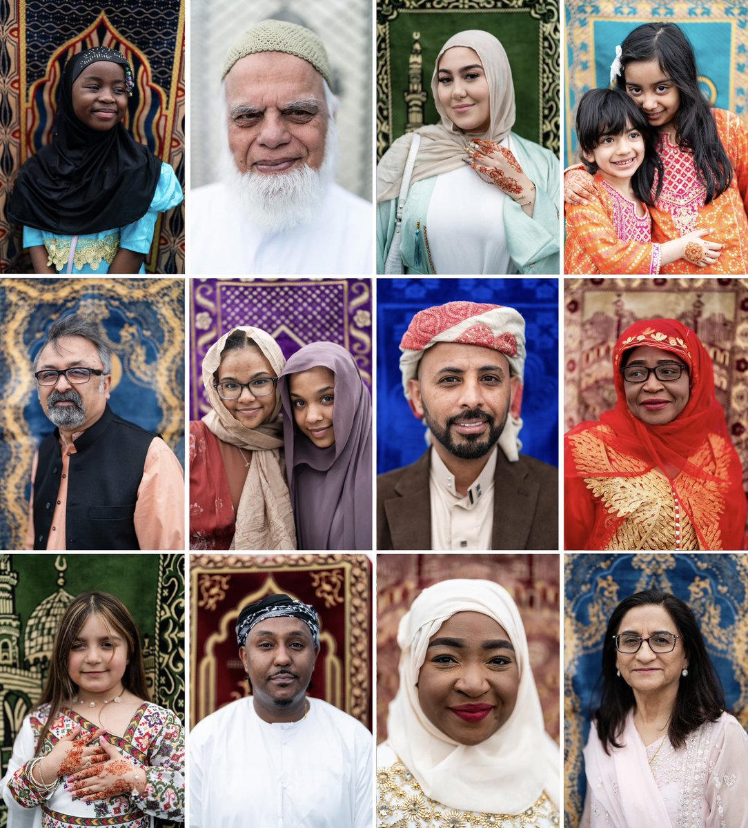 Thousands of Muslims gathered at the Chesterfield Sports Complex today to pray and celebrate Eid al-Fitr — the three-day holiday which marks the end of #Ramadan. @erjlee photographed some of the attendees dressed in their finest #Eid garbs, along with their prayer rugs.