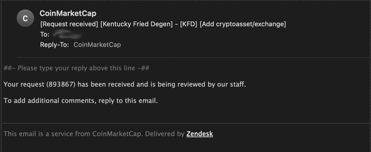 CMC wants this ignore it its irrelevant and unecessary

cok is still big

don't piss against the wind

[insert random bullish quote by famous shitfluencer on CT]