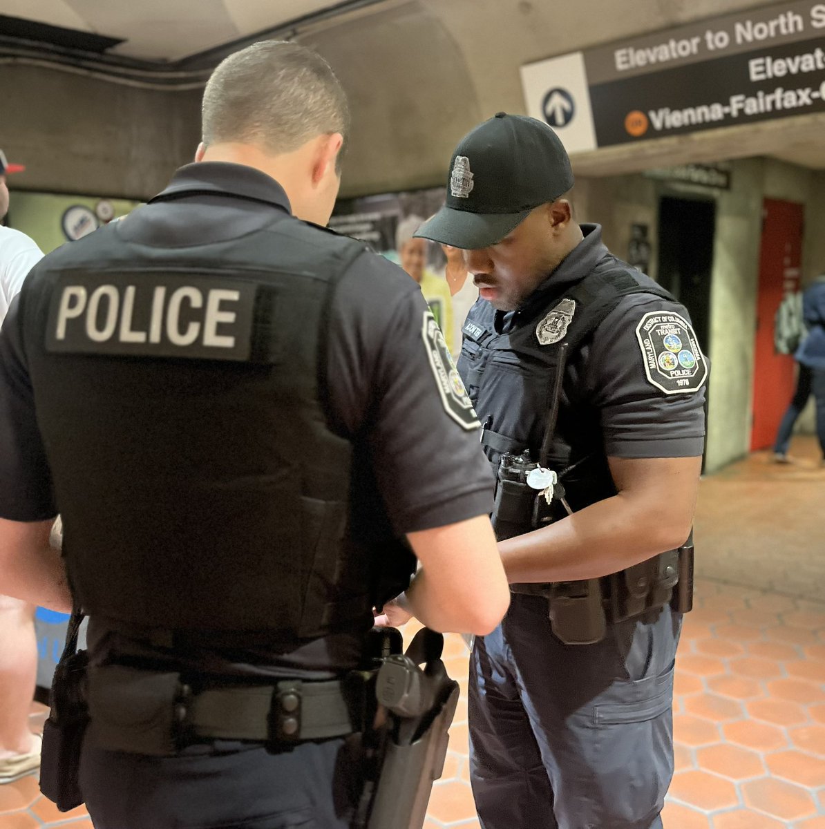 Today, MTPD’s fare enforcement efforts led to: •1 arrest & recovery of a deadly weapon by a plainclothes officer •3 people arrested for outstanding warrants At Metro, safety is our core value. We’re dedicated to keeping our customers safe every step of the way. #wmata