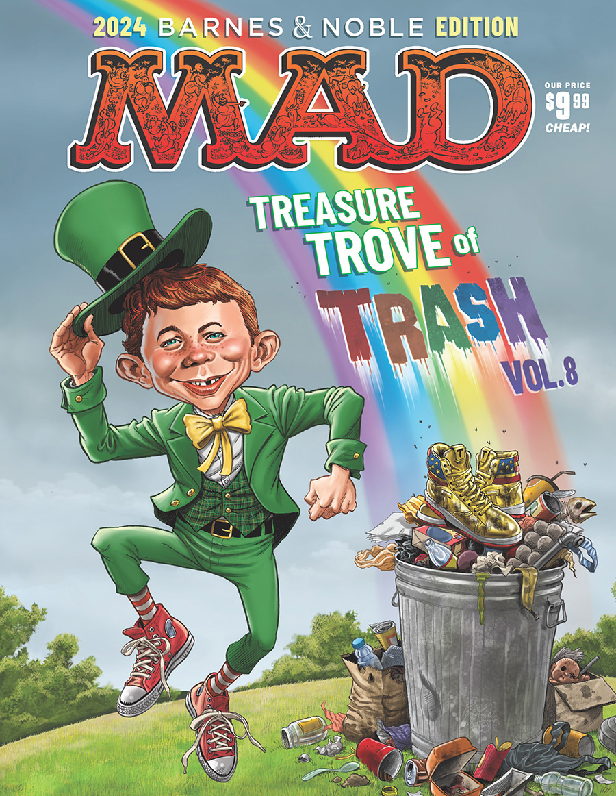 It's double the MAD cover trouble from me this month! I did the art for the cover of MAD no. 37 and the Barnes & Noble special issue no. 8. #madmagazine