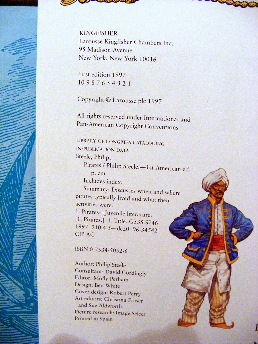 Check out MOVING SALE PIRATES Steel 1997 1st ed stated Kingfisher SHIPS HCDJ ebay.com/itm/2963569282… #eBay via @eBay