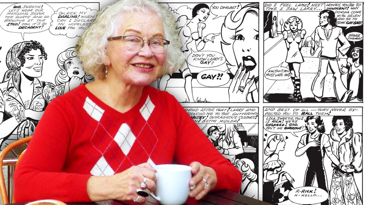 Trina Robbins has passed away. She was a sweet soul who made a difference in this world and in comics. Thank you Trina.