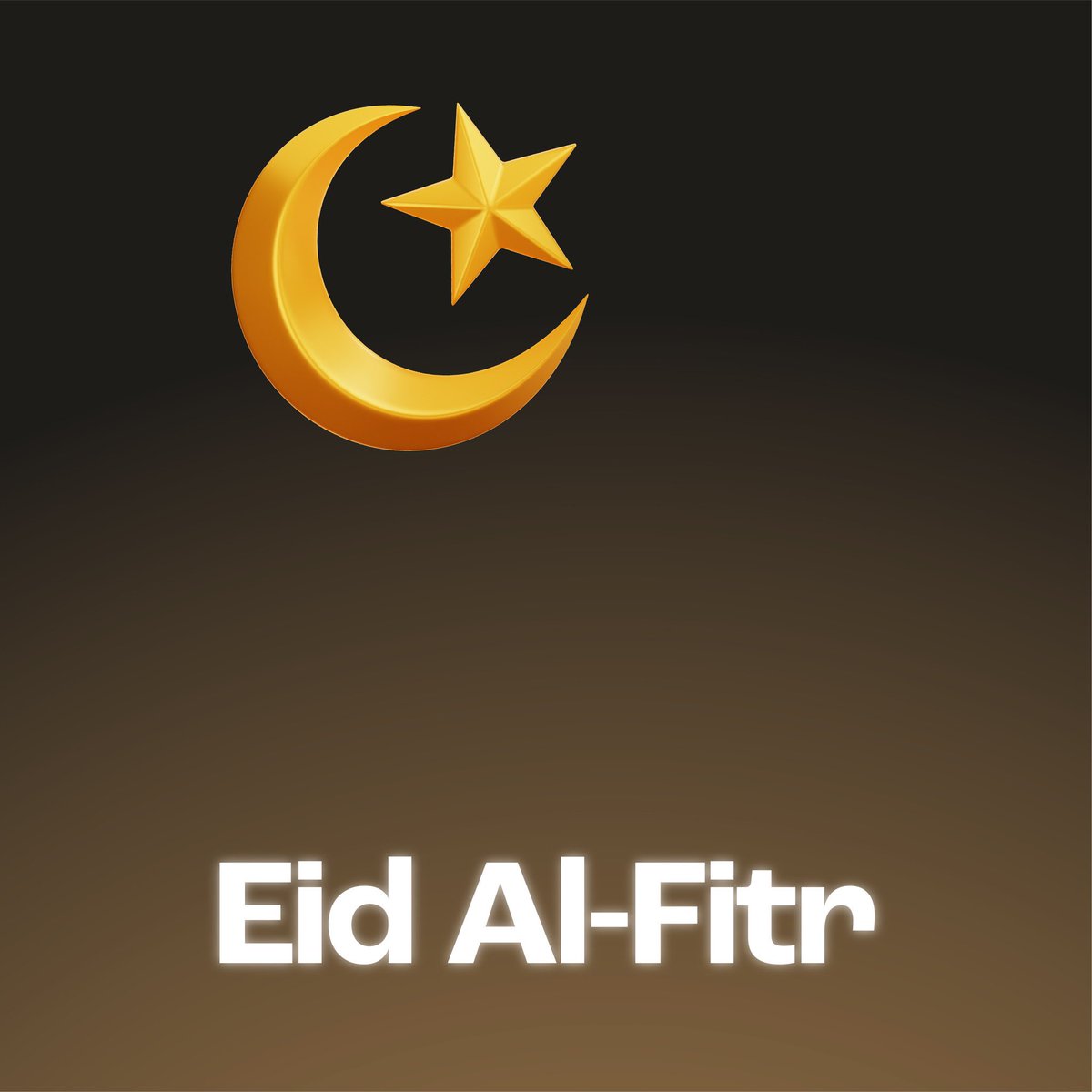 Eid Mubarak! Wishing all who are celebrating and recognizing the end of Ramadan a very happy, peaceful, and joyful Eid al-Fitr 🌙💛